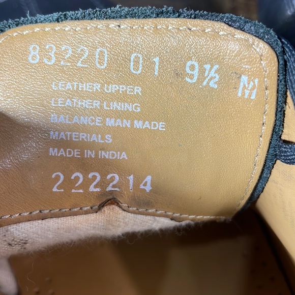 NXXT Nunn Bush mens shoes leather 9.5 medium square toe - Picture 7 of 8